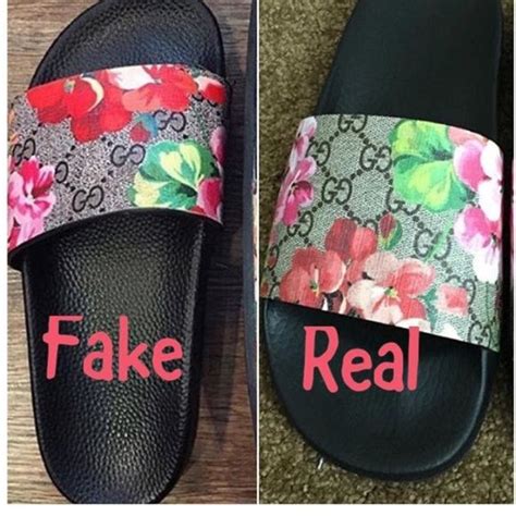 gucci slides fake